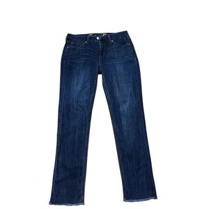 Seven7 Dark Blue Straight Leg Jeans